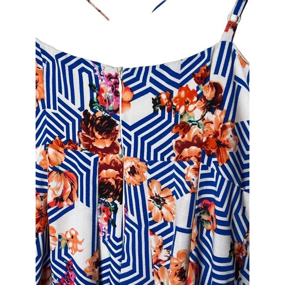 Anna Grace Dress Womens Medium Mini Sundress Floral Boho Cottage Summer Casual - Picture 10 of 12